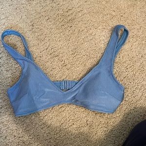 blue Aerie bikini top